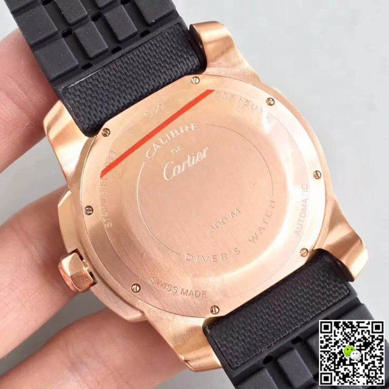 Replica Calibre De Ca*t1er Diver W7100052 JF Factory 1:1 Best Edition Swiss ETA9015