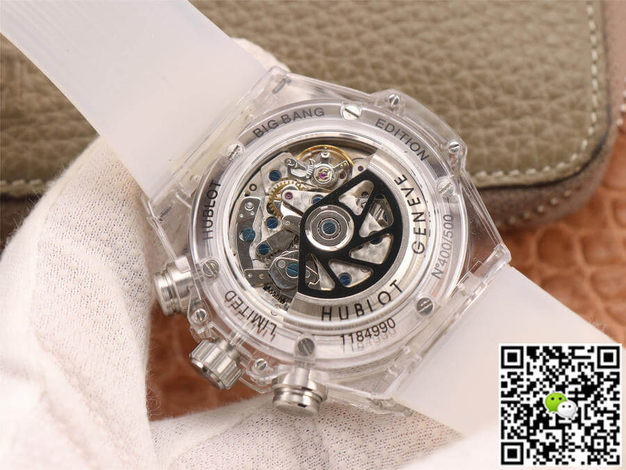 Replica Hublot Big Bang 411.JX.4802.RT 1:1 Best Edition White Transparent Dial