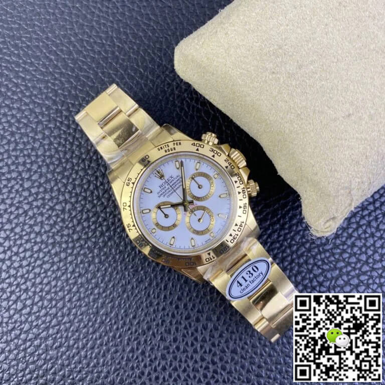 Replica R01ex Cosmograph Daytona M116508-0001 1:1 Best Edition Clean Factory Yellow Gold