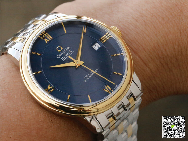 Replica 0me*ga De Ville 424.20.37.20.03.001 1:1 Best Edition TW Factory Yellow Gold
