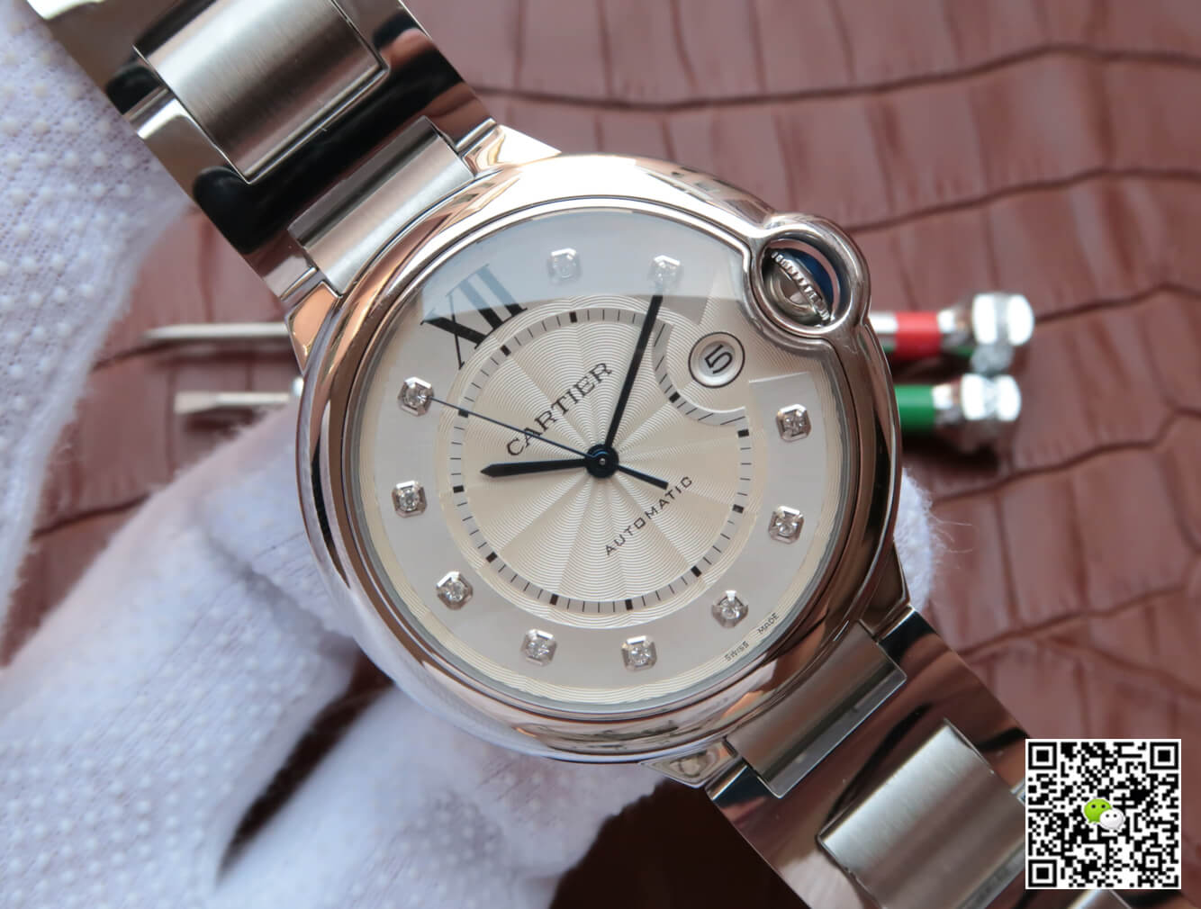 Replica Ballon Bleu De Ca*t1er WE902075 1:1 Best Edition JF Factory Silver Dial