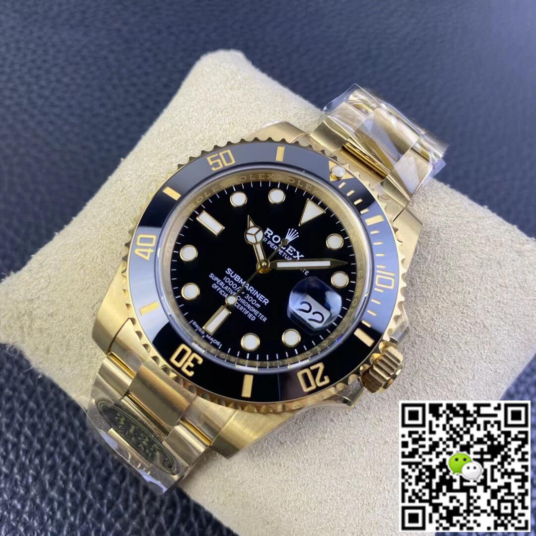 Replica R01ex Submariner 116618LN-97208 1:1 Best Edition Clean Factory Black Dial