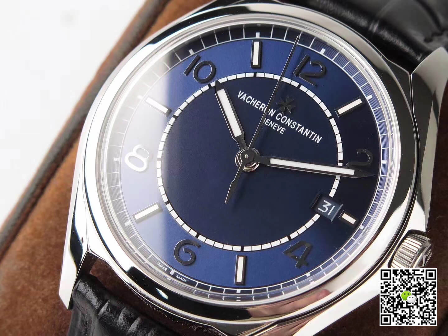 Replica Vacheron C0nstan1n Fiftysix 4600E/000A-B487 1:1 Best Edition ZF Factory Blue Dial