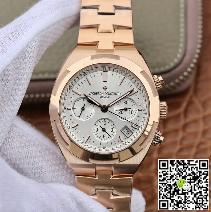 Replica Vacheron C0nstan1n Overseas 5500V/000R-B074 1:1 Best Edition 8F Factory Rose Gold