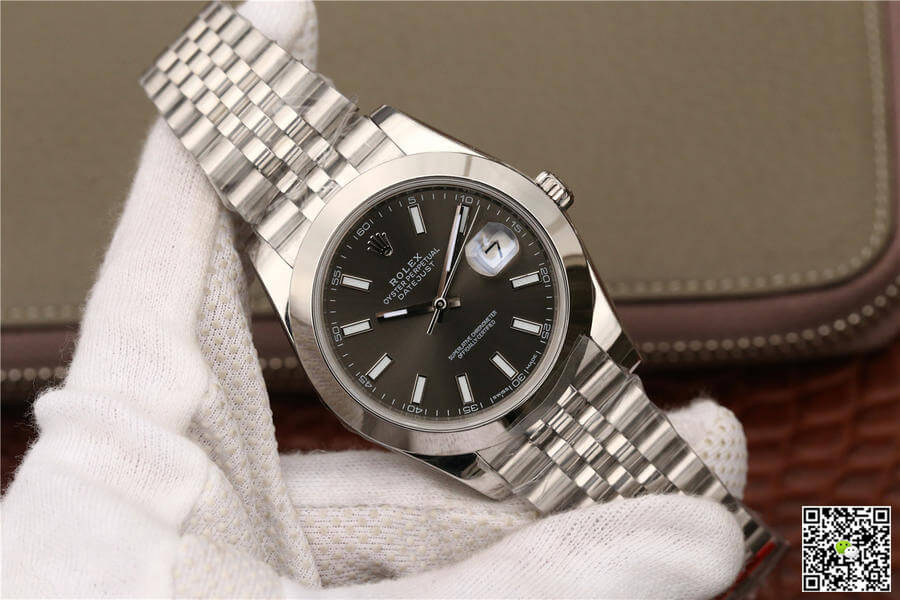 Replica R01ex Datejust M126300-0008 1:1 Best Edition EW Factory Grey Dial