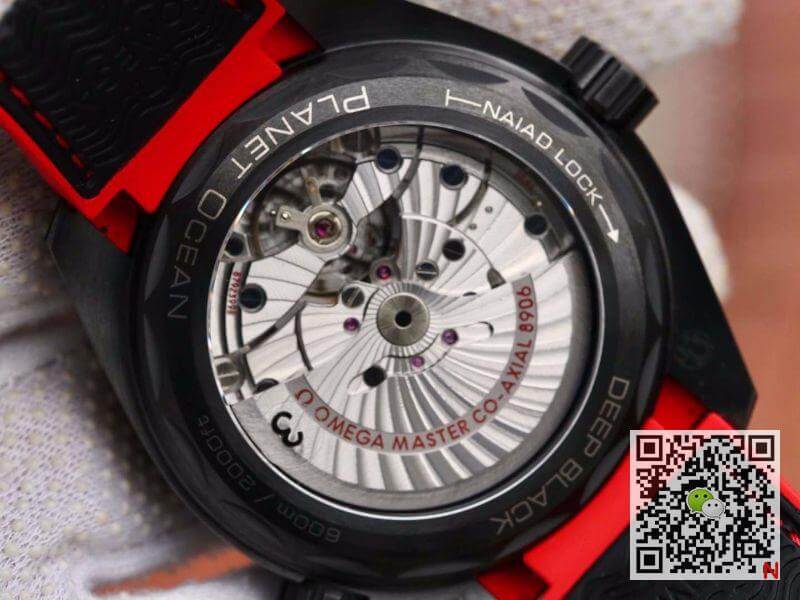 Replica 0me*ga Seamaster Planet Ocean 215.92.46.22.01.003 VS Factory 1:1 Best Edition Swiss ETA8906 Black Nylon Strap