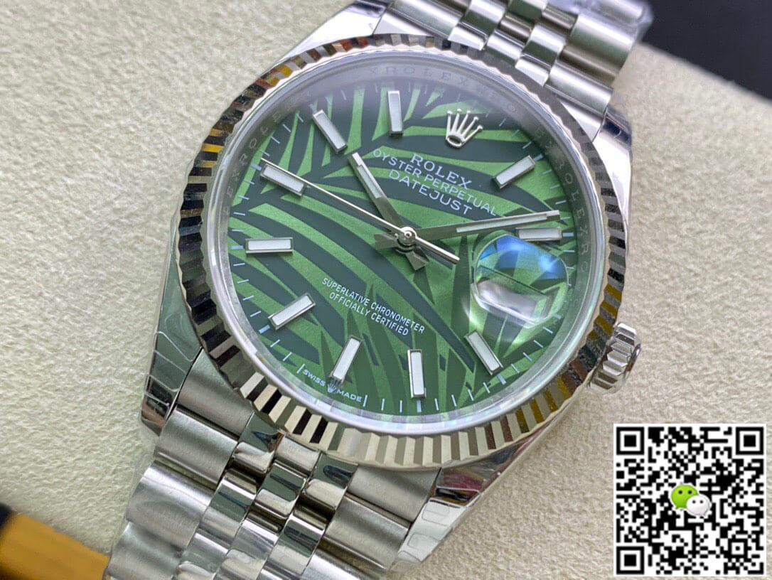 Replica R01ex Datejust M126234-0047 1:1 Best Edition EW Factory Olive Green Dial
