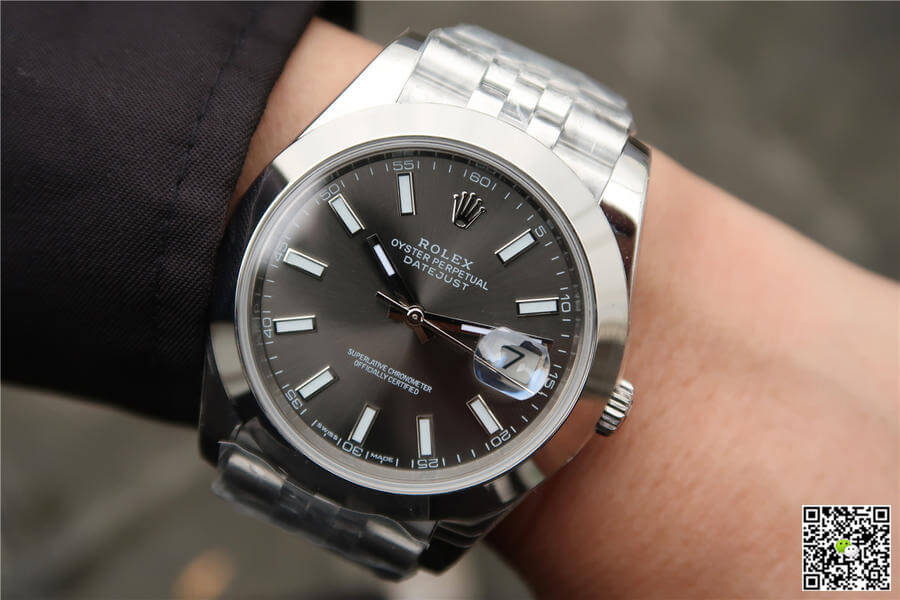 Replica R01ex Datejust M126300-0008 1:1 Best Edition EW Factory Grey Dial