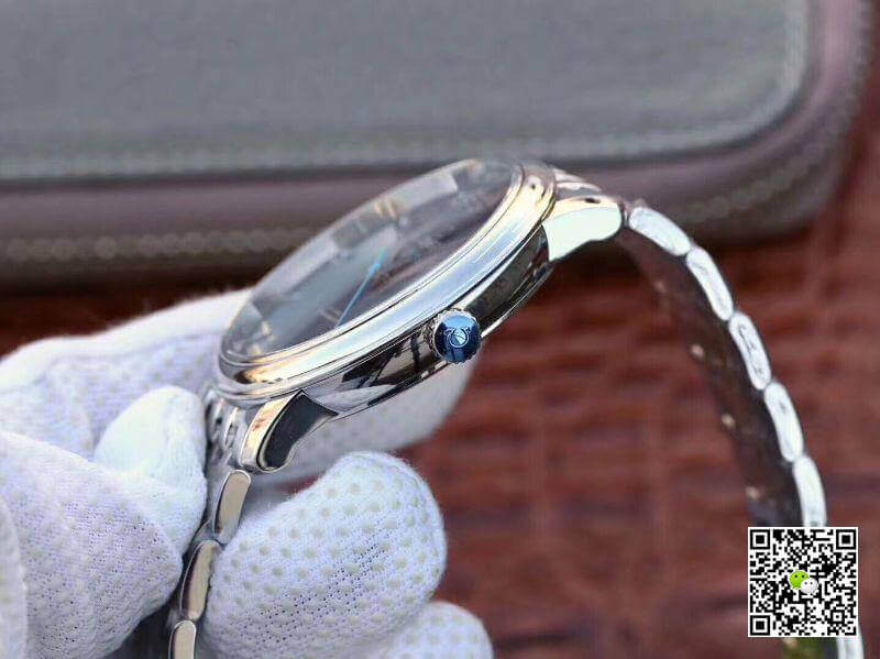 Replica 0me*ga De Ville Prestige 424.10.40.20.03.003 1:1 Best Edition Swiss ETA2892 Blue Textured Dial