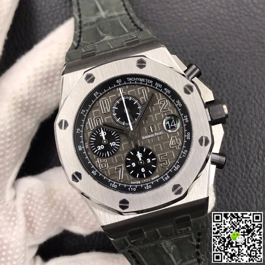 Replica Audemars P1g*et Royal Oak Offshore 26470ST.OO.A104CR.01 1:1 Best Edition JF Factory Dark Grey Dial