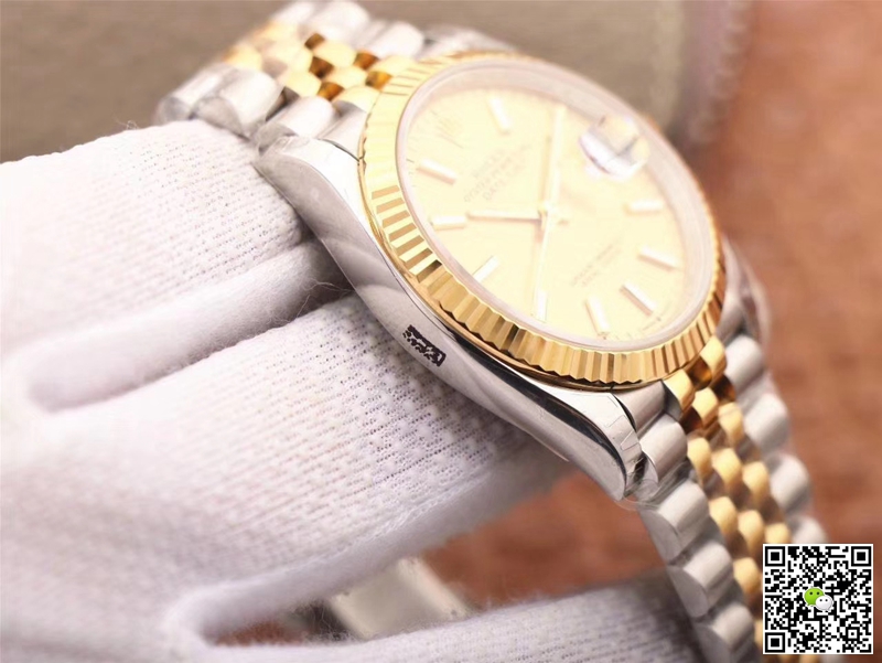 Replica R01ex Datejust M126233-0015 1:1 Best Edition Champagne Dial