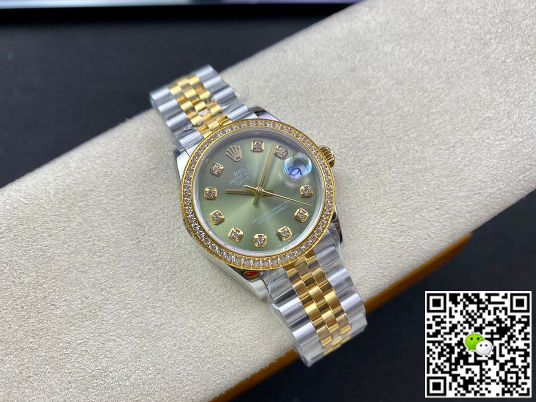 Replica R01ex Datejust M278383RBR-0030 31MM 1:1 Best Edition EW Factory D1am0nd Bezel