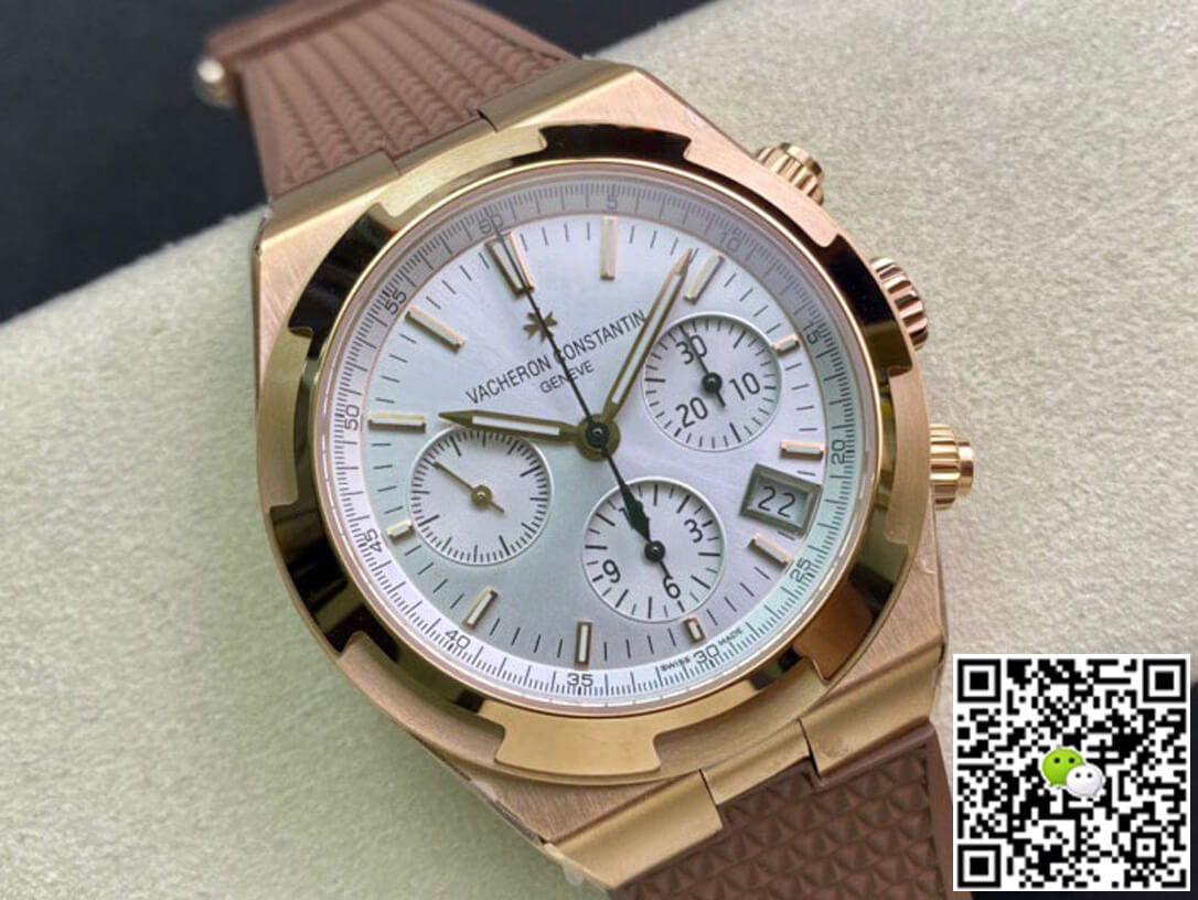 Replica Vacheron C0nstan1n Overseas 5500V 1:1 Best Edition 8F Factory Rubber Strap