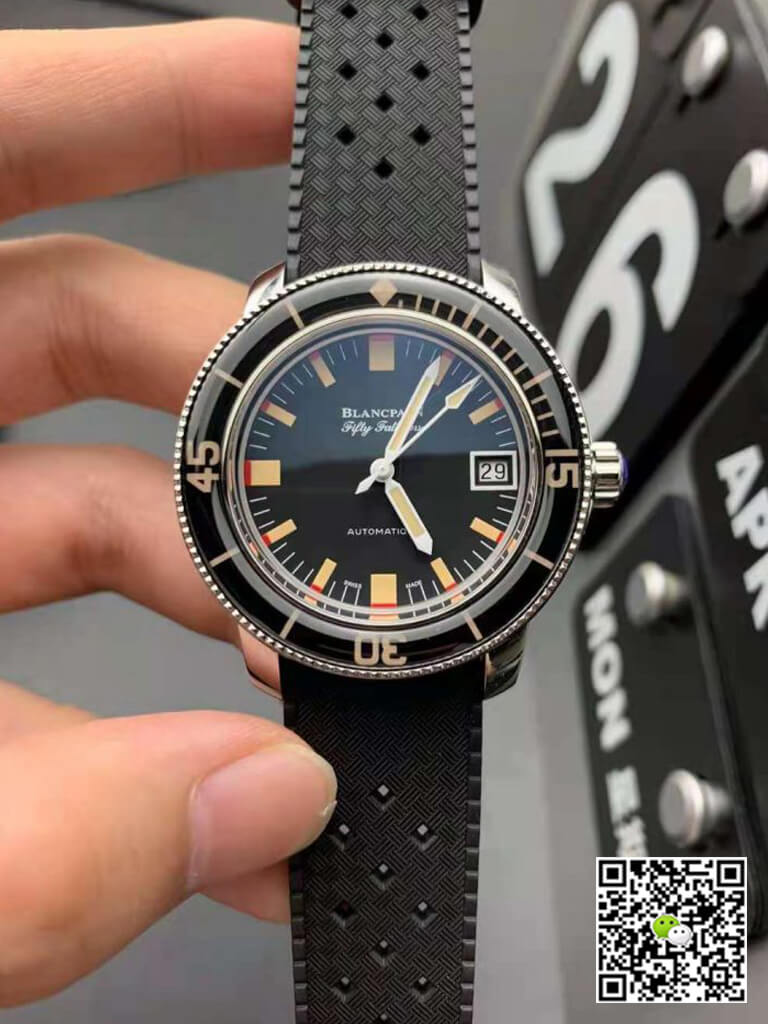 Replica Blancpain Fifty Fathoms Barakuda 5008B 1130 B52A 1:1 Best Edition ZF Factory Black Dial