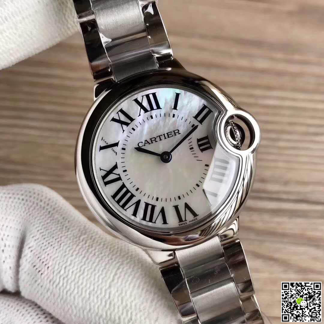 Replica Ballon Bleu De Ca*t1er 33 W6920084 V6 Factory 1:1 Best Edition Swiss Ronda Quartz