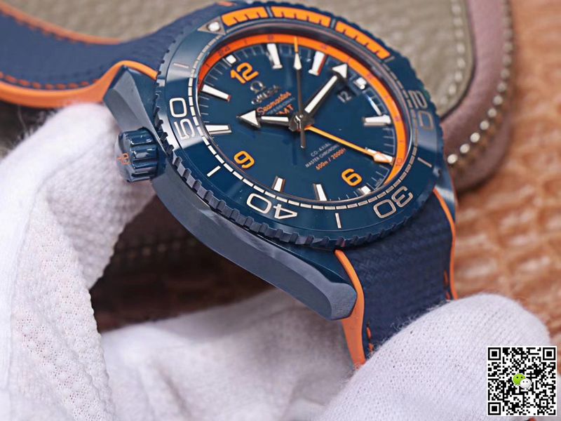 Replica 0me*ga Seamaster 215.92.46.22.03.001 1:1 Best Edition VS Factory Blue Ceramic Swiss ETA8906