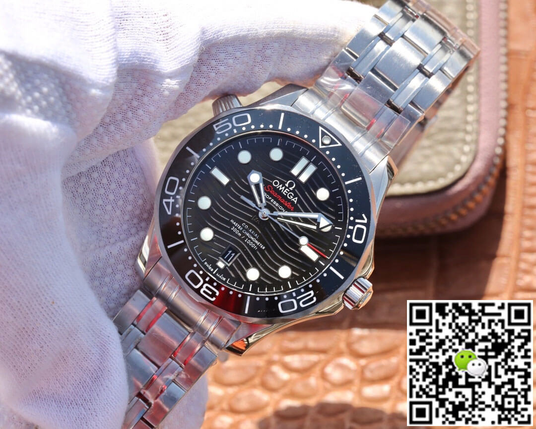 Replica 0me*ga Seamaster Diver 300M 210.30.42.20.01.001 1:1 Best Edition VS Factory Black Dial