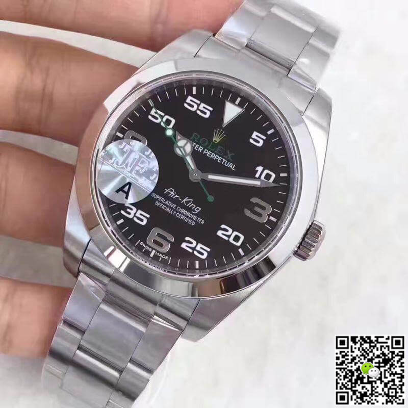 Replica R01ex Air-King 116900 JF Factory 1:1 Best Edition Swiss ETA3131 Black Dial