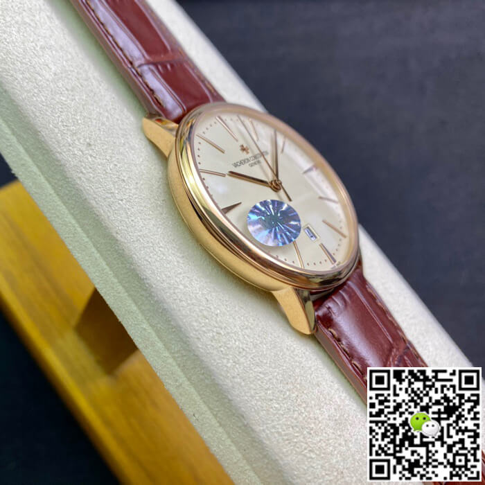 Vacheron C0nstan1n Replica Patrimony 85180/000J-9231 1:1 Best Edition MKS Factory Silvery White Dial