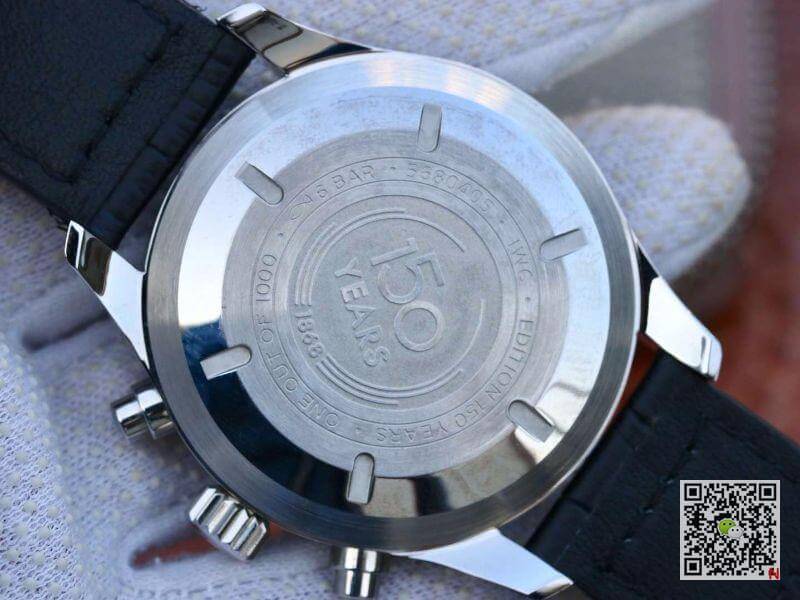 Replica IWC Pilot Chronograph IW377725 ZF Factory 1:1 Best Edition Swiss ETA7750 Leather Watch Strap