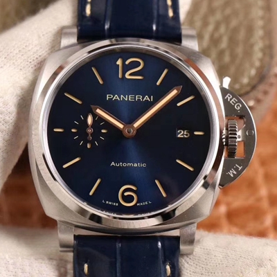 Pa*e*a1 Replica Luminor Due PAM00927 1:1 Best Edition VS Factory Blue Dial Swiss P9000