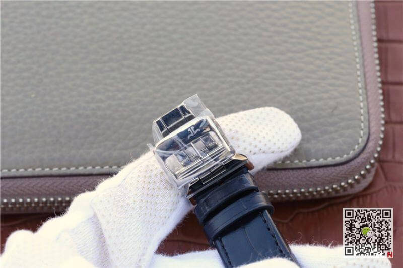 Jaeger Lecoultre Replica Grande Reverso Duo 3742421 Mechanical Watches 1:1 Best Edition Swiss ETA986 Silver Dial Black Leather Strap