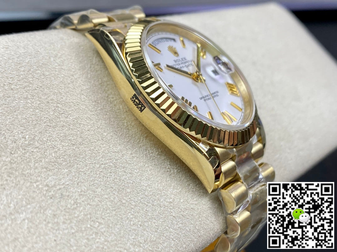 Replica R01ex Day Date M228238-0042 1:1 Best Edition EW Factory White Dial