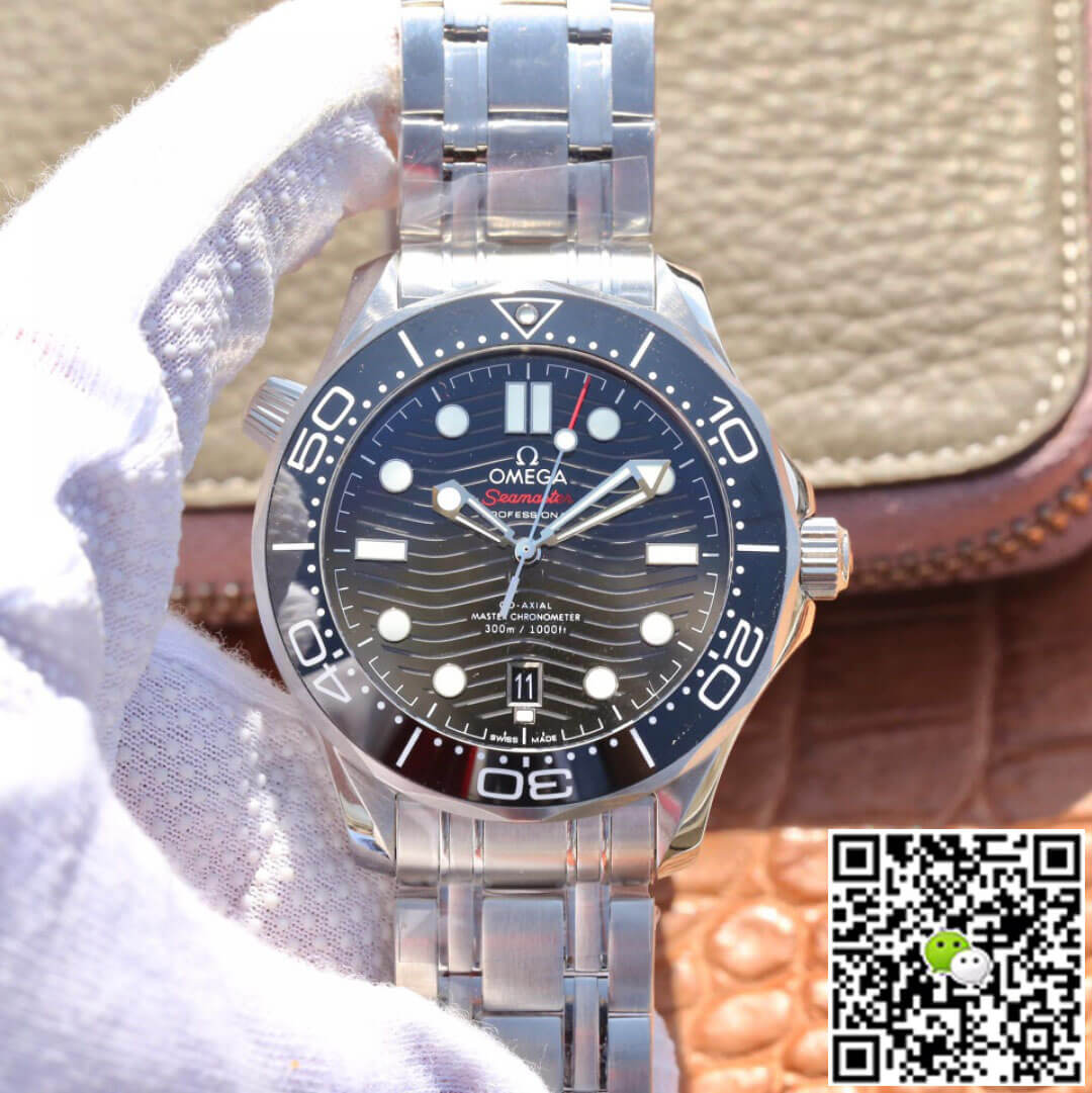 Replica 0me*ga Seamaster Diver 300M 210.30.42.20.01.001 1:1 Best Edition VS Factory Black Dial