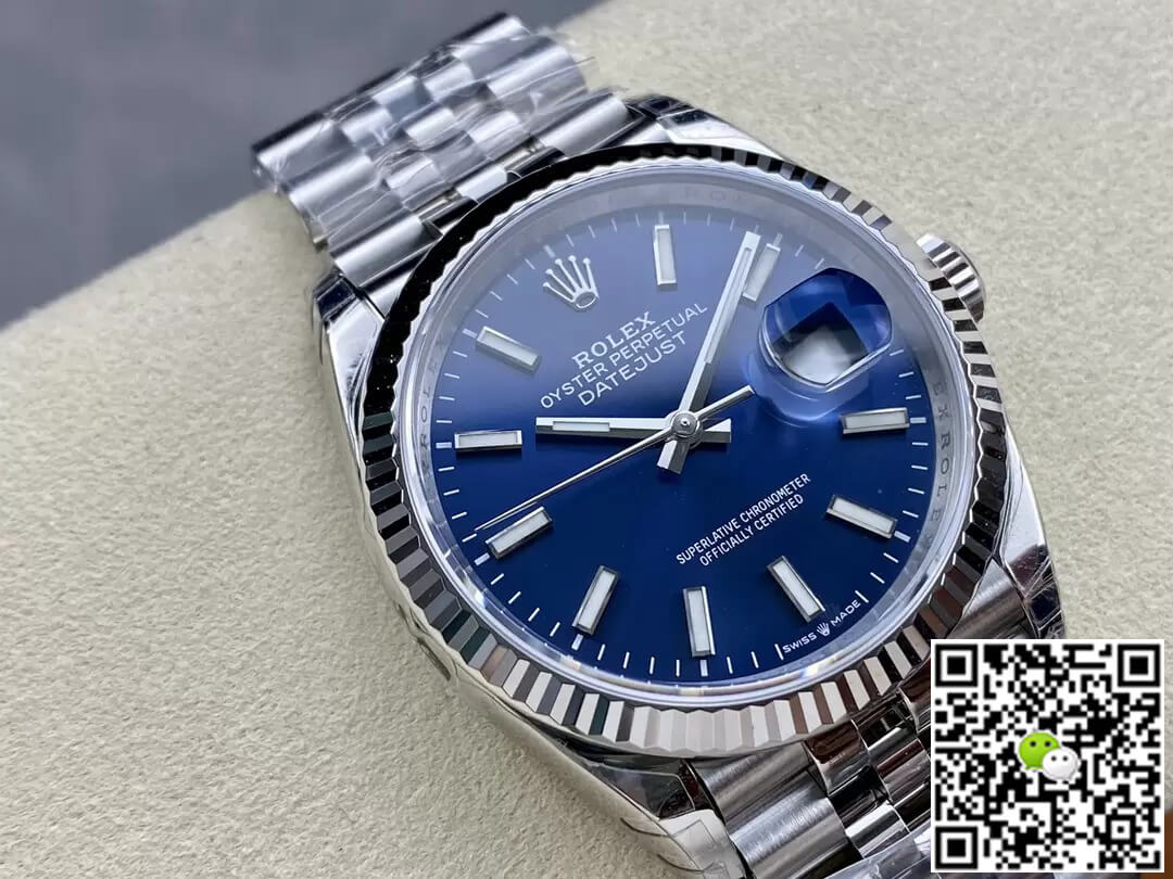 Replica R01ex Datejust M126234-0017 36MM 1:1 Best Edition VS Factory Blue Dial