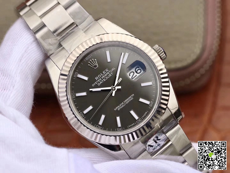 Replica R01ex Datejust 126334 1:1 Best Edition Black Dial