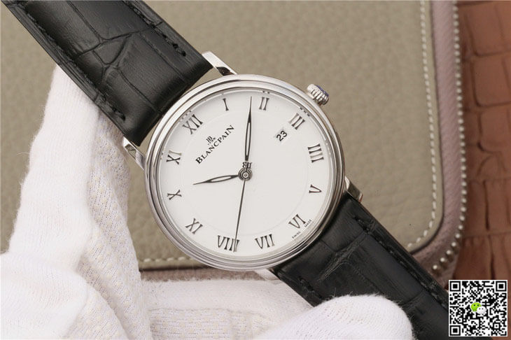 Replica Blancpain Villeret 6651-1127-55B 1:1 Best Edition ZF Factory White Dial