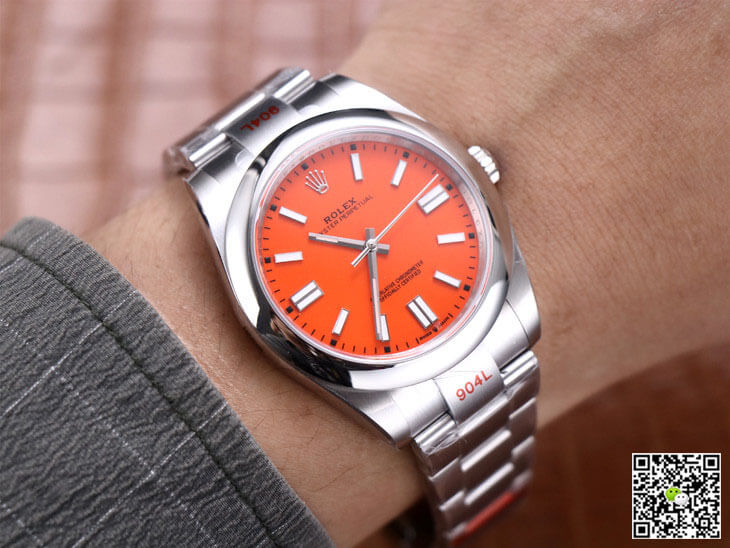 Replica R01ex Oyster Perpetual M124300-0007 1:1 Best Edition EW Factory Stainless Steel
