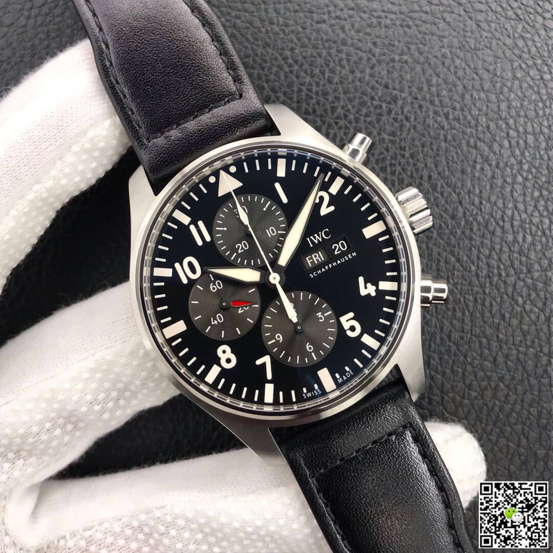 Replica IWC Pilot IW377709 1:1 Best Edition ZF Factory Black Dial