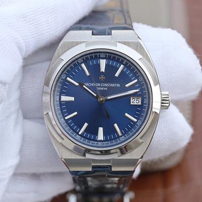 Vacheron C0nstan1n Replica Overseas 47040 JJ Factory 1:1 Best Edition Swiss ETA9015 Blue Dial