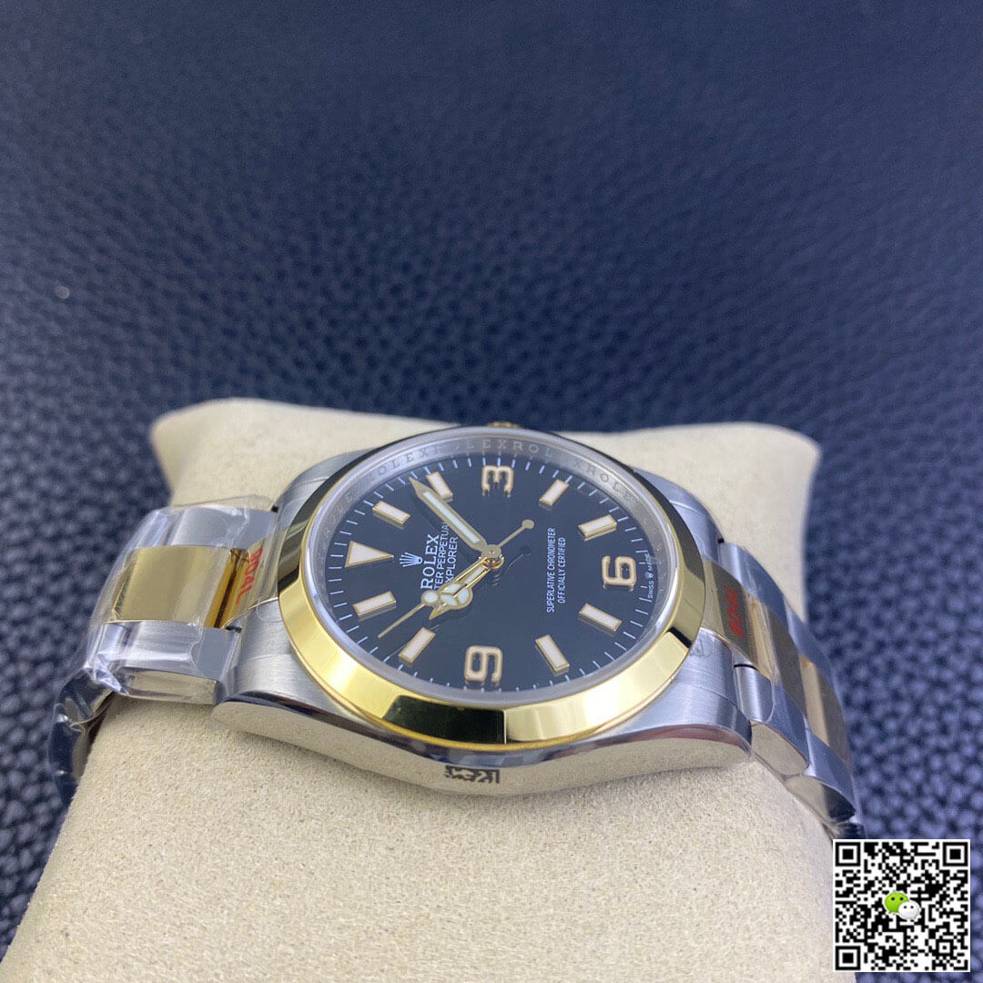 Replica R01ex Explorer M124273-0001 1:1 Best Edition EW Factory Yellow Gold