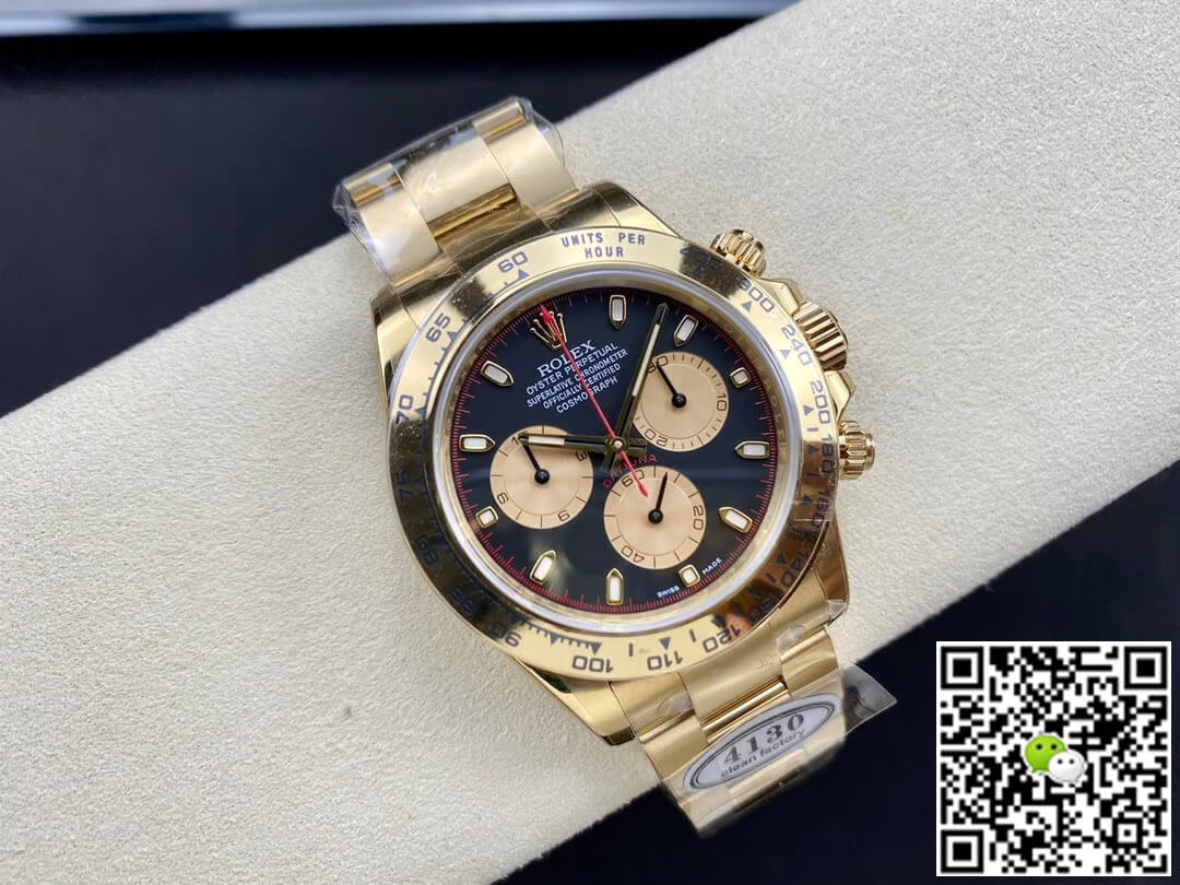 Replica R01ex Cosmograph Daytona M116508-0009 1:1 Best Edition Clean Factory Black Dial