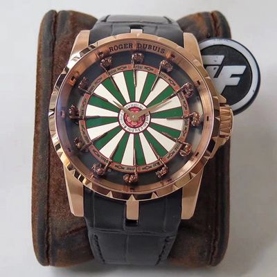 Replica Roger Dubuis Excalibur RDDBEX0398 1:1 Best Edition ZF Factory Rose Gold Swiss ETA8215
