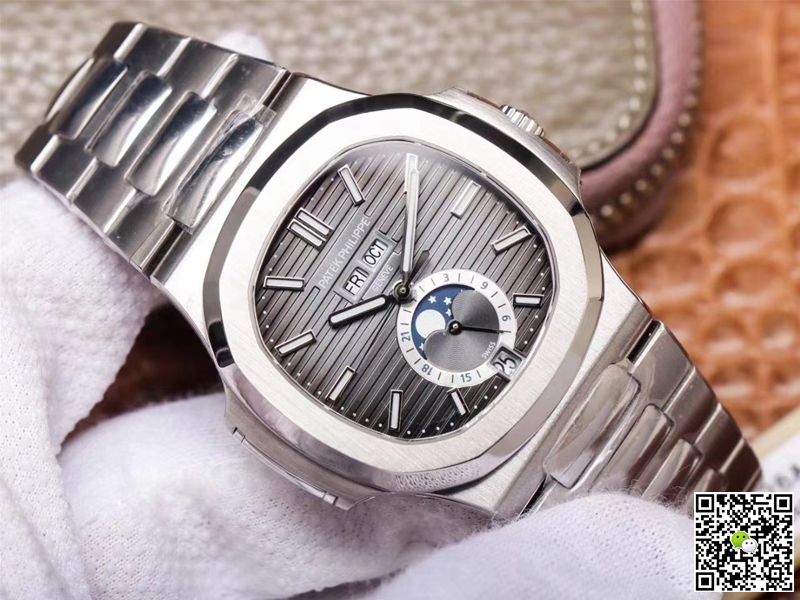 Replica Pat*k Phi1i*pe Nautilus 5726/1A-001 1:1 Best Edition PF Factory Gray Dial Swiss ETA324