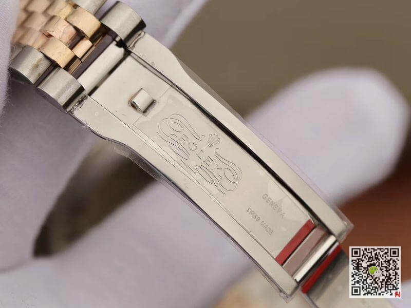 Replica R01ex Date-Just 36mm 1:1 Best Edition Gray Dial D1am0nd Markers 18K Gold Wrapped Swiss ETA3135