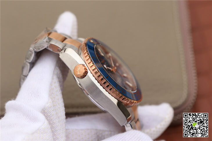 Replica 0me*ga Seamaster Ocean Planet 600M 215.20.46.51.03.001 1:1 Best Edition OM Factory Rose Gold