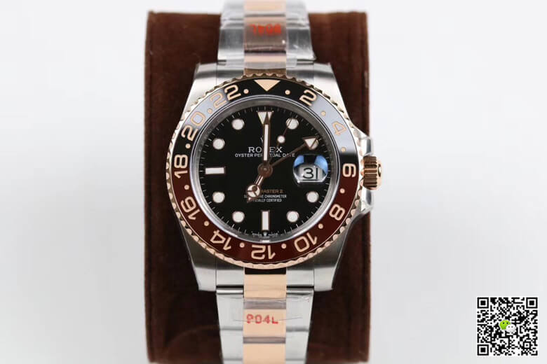Replica R01ex GMT Master II M126711CHNR-0002 1:1 Best Edition GM Factory Rose Gold
