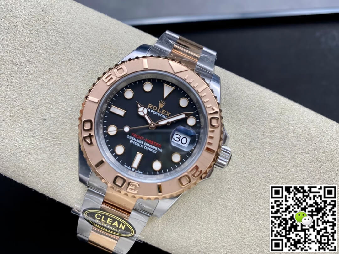 Replica R01ex Yacht Master M126621-0002 1:1 Best Edition Clean Factory Black Dial
