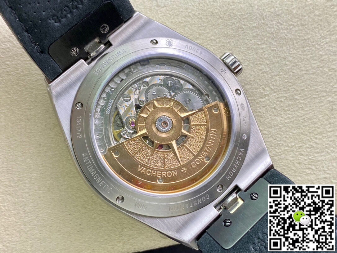 Replica Vacheron C0nstan1n Overseas 4300V 1:1 Best Edition 8F Factory Leather Strap