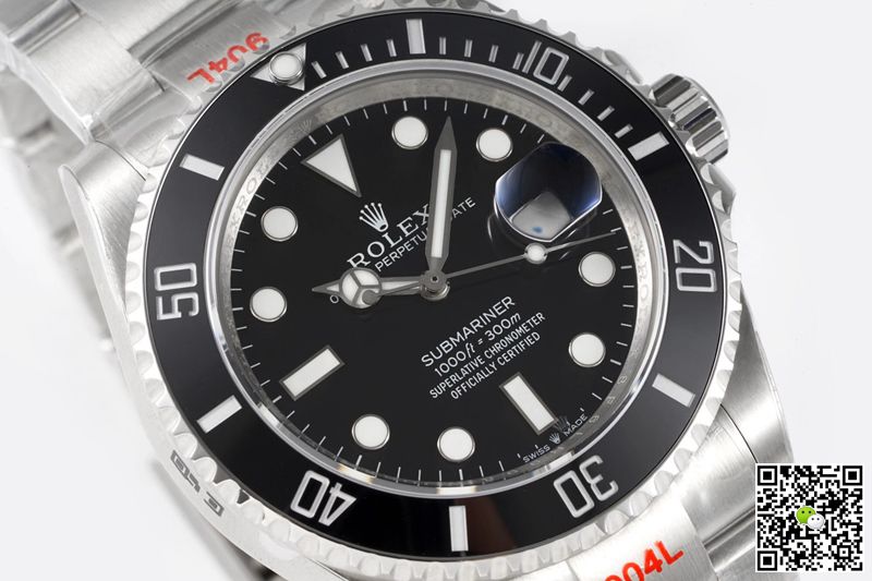 R01ex Submariner Replica Date M126610LN-0001 41MM 1:1 Best Edition ROF Factory Black Dial Swiss ETA2824