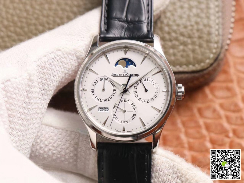 Replica Jaeger LeCoultre Master Ultra Thin 130842J 1:1 Best Edition V9 Factory White Dial Swiss ETA868