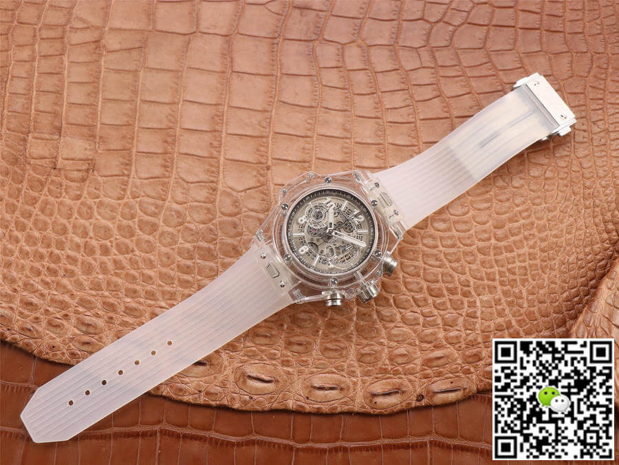Replica Hublot Big Bang 411.JX.4802.RT 1:1 Best Edition White Transparent Dial