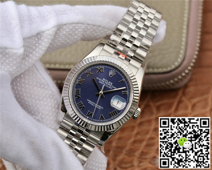 Replica R01ex Datejust 36MM 1:1 Best Edition GM Factory Blue Dial