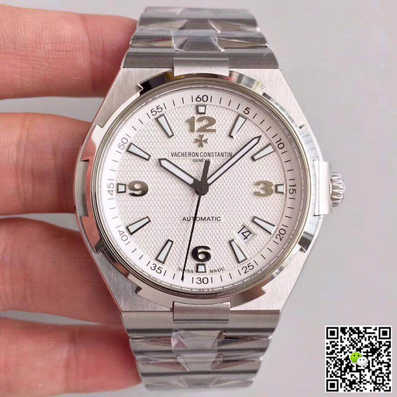 Vacheron C0nstan1n Replica Overseas 47040 JJ Factory 1:1 Best Edition Swiss ETA9015 White Dial