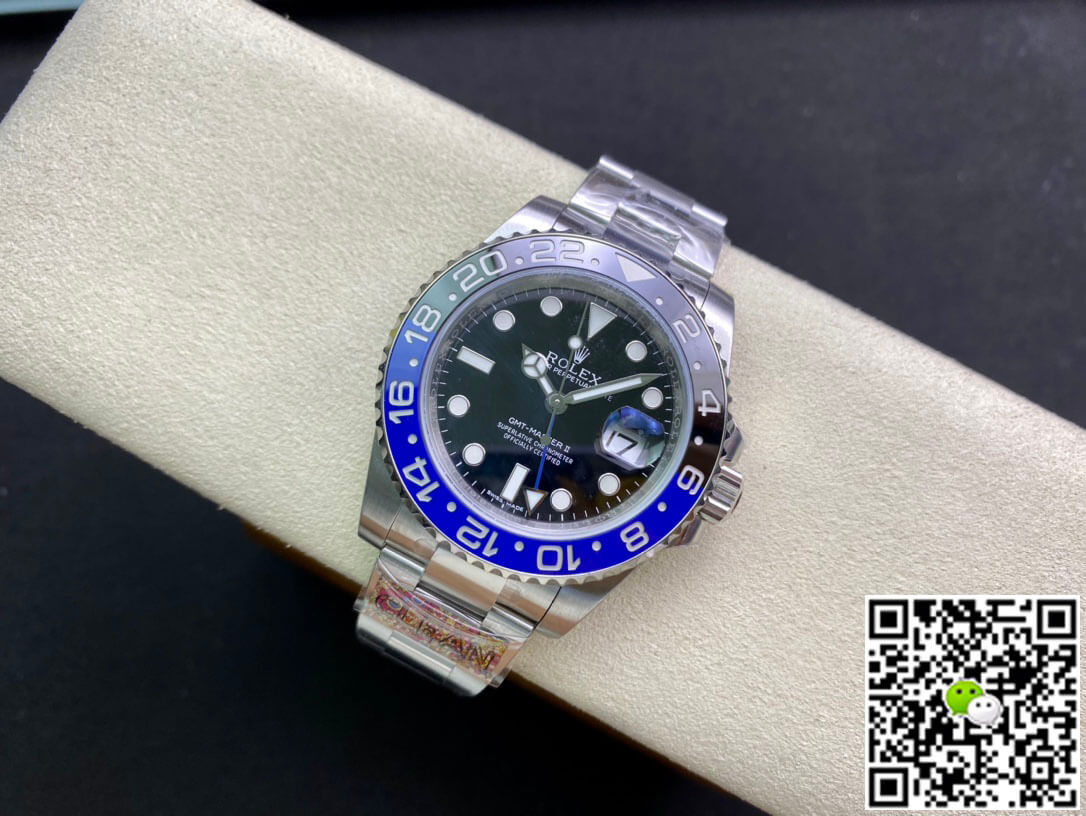 Replica R01ex GMT Master II 116710BLNR-78200 1:1 Best Edition Clean Factory Black Dial