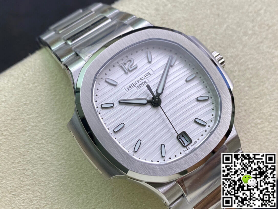 Replica Pat*k Phi1i*pe Nautilus Ladies 7118/1A-010 1:1 Best Edition 3K Factory Silver Dial